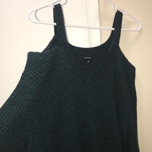 Forest green long sleeve sweater